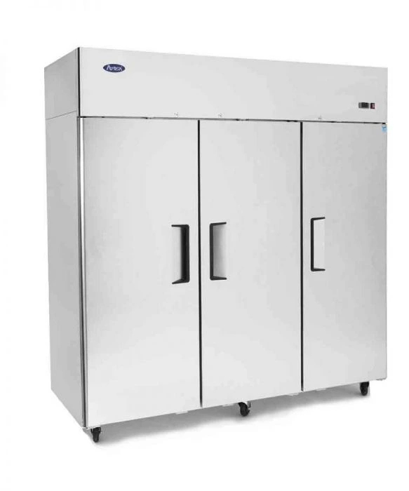 Atosa Stainless-steel Upright Three Door Fridge MBF8006