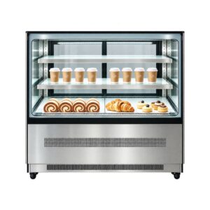 Atosa DF127F Square Glass Cake Display Fridge 1200mm 395L