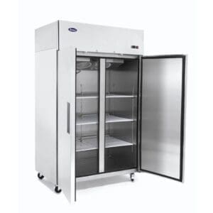 Atosa MBF8002 1300L Double Door Upright Freezer