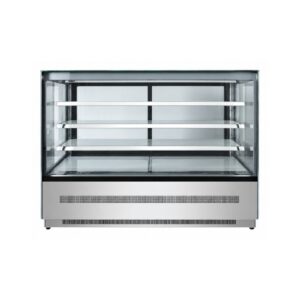Atosa WDF127Z Square Glass Cake Display Fridge 1200mm 3 Shelves