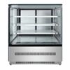 Atosa Square Glass Cake Display 1500mm wide with 3 shelves, WDF157Z