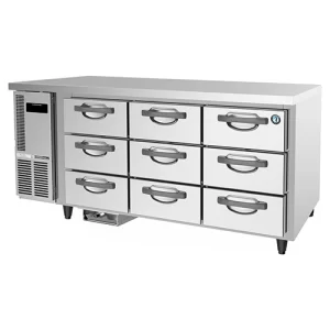 Hoshizaki 9 Drawer 100mm Deep Gastronorm Underbench Fridge RTC-167DEA-GN-9D