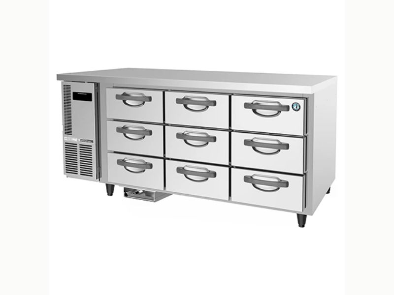 Hoshizaki 9 Drawer 100mm Deep Gastronorm Underbench Fridge RTC-167DEA-GN-9D