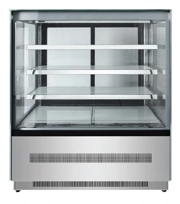 Atosa Free-standing Square Glass Cake Showcase Fridge WDF127Z 1200mm width