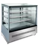 Atosa Free-standing Square Glass Cake Showcase Fridge WDF097Z -side view