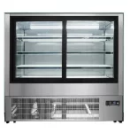 Atosa Free-standing Square Glass Cake Showcase Fridge WDF097Z - rear view