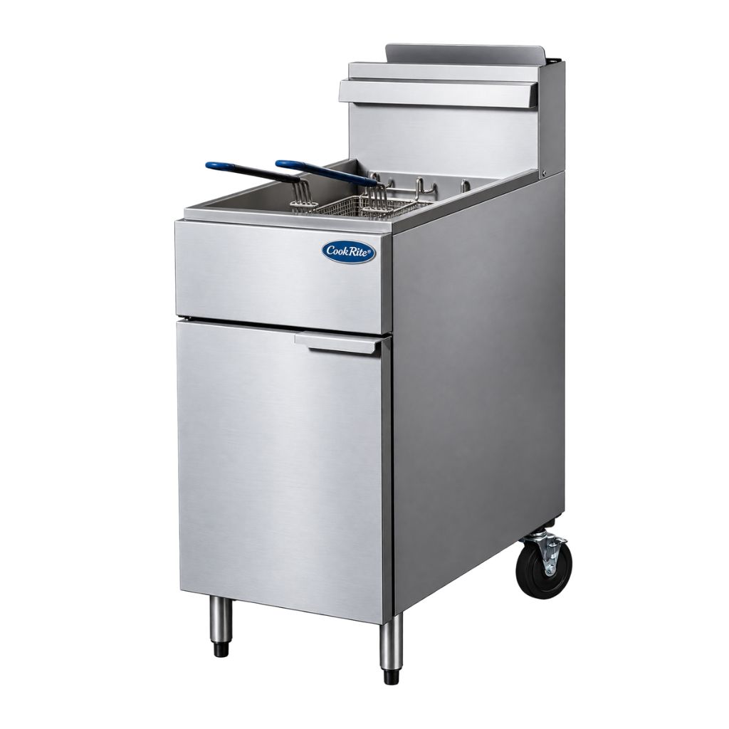 Cookrite ATFS-40 Natural Gas Deep Fryer 3 Tubes 26L
