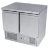 Atosa 2 Door Table Saladette Fridge, ESL3801, 900mm wide saladette fridge for sale