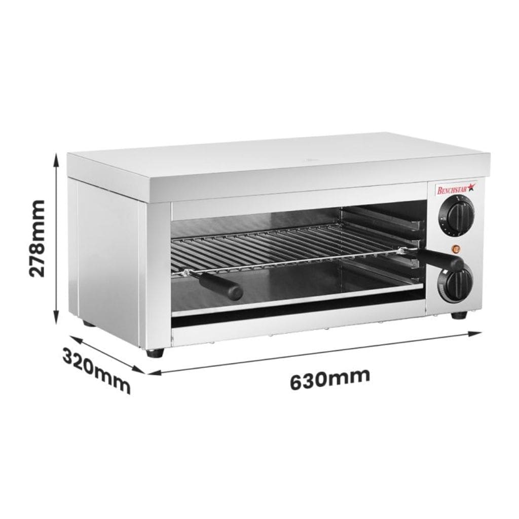 Benchstar AT-936E Salamander Grill Toaster 10Amp 630mm