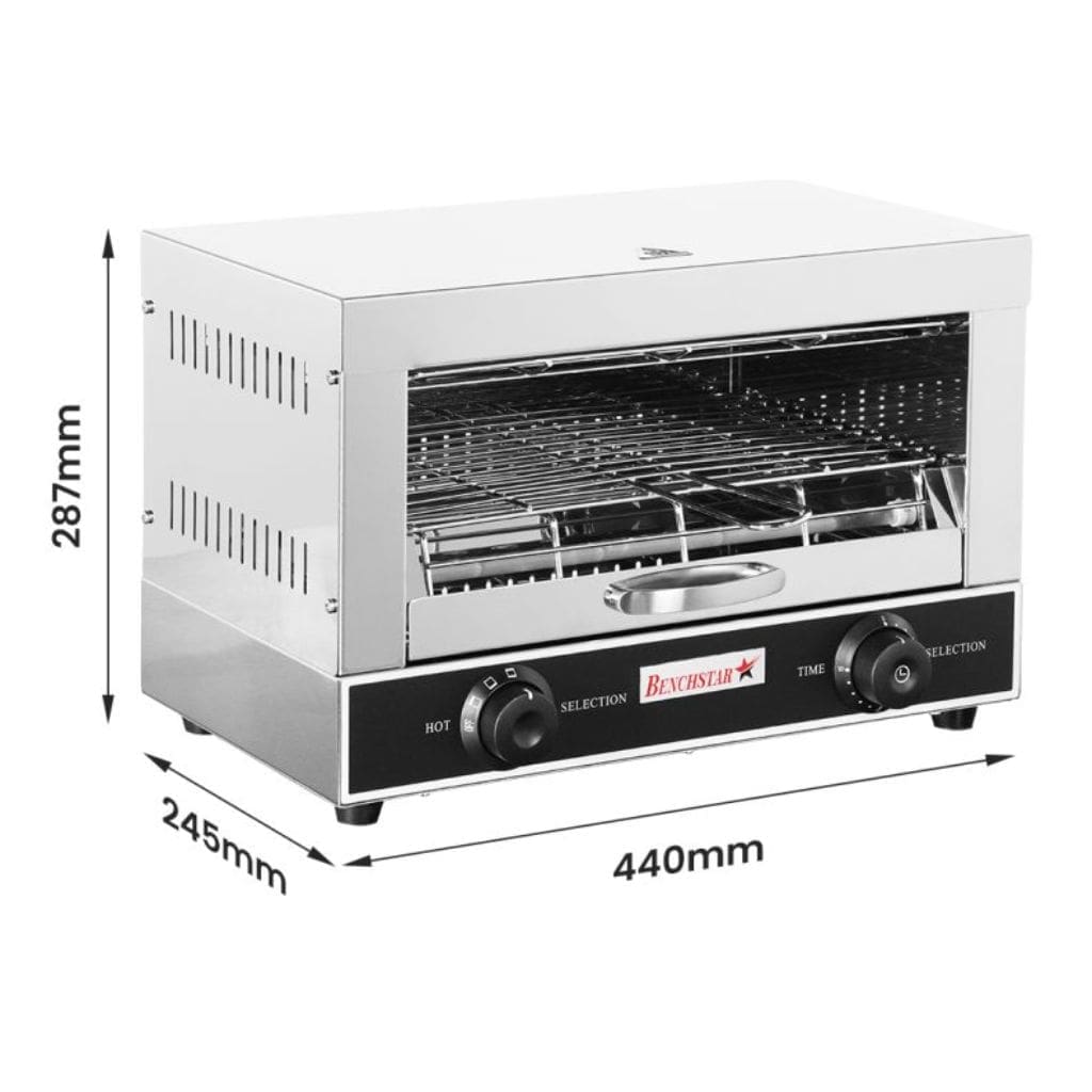 Benchstar QT-1 Single infrared Quartz Element Salamander Griller