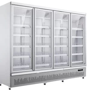 AISLEPRO™ Four Door Freezer, 4 door commercial freezer for sale, 4 door upright freezer for sale, commercial upright freezer for sale, commercial display freezer for sale