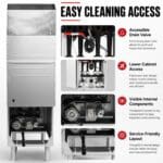 RC400E features for cleaning