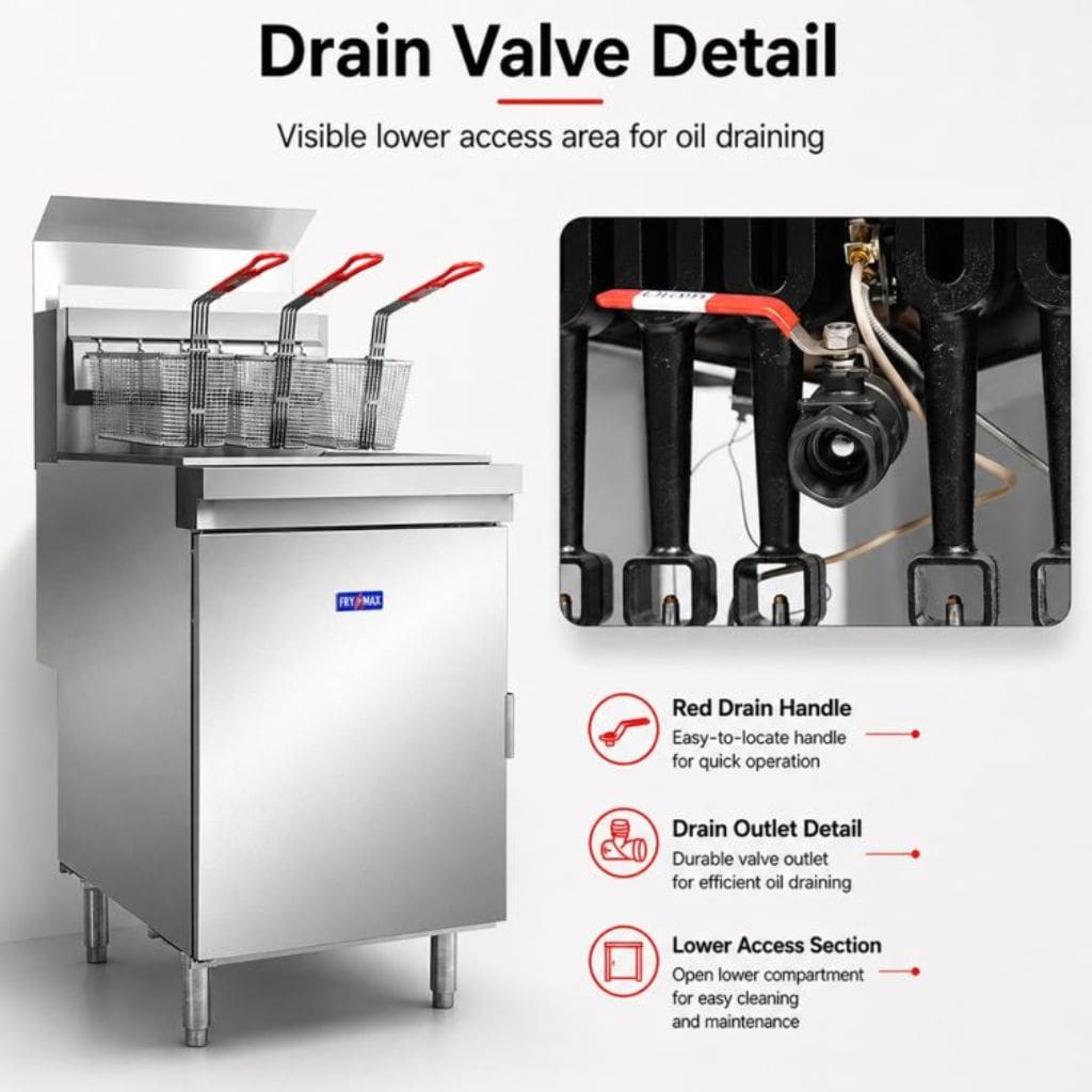RC500E drain valve design