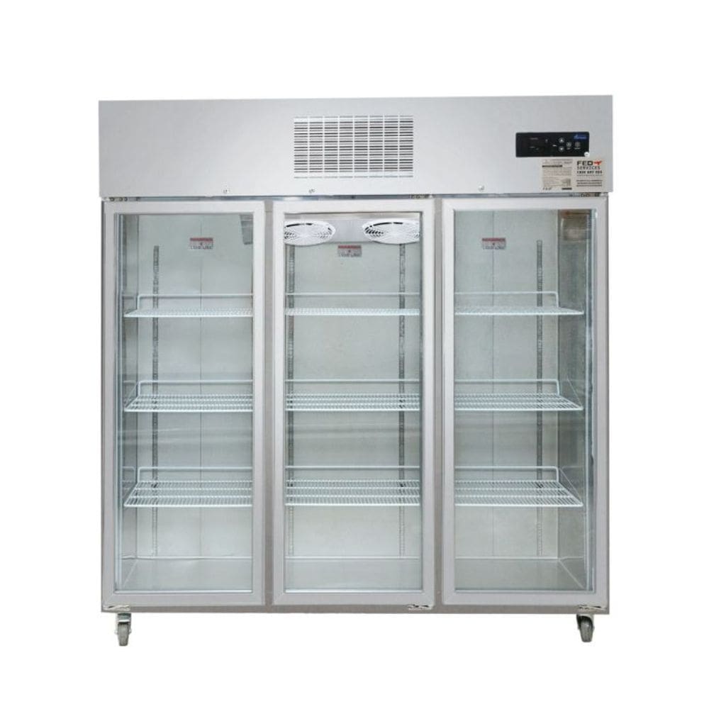 Thermaster SUCG1500 1500L 3 Door Upright Display Fridge