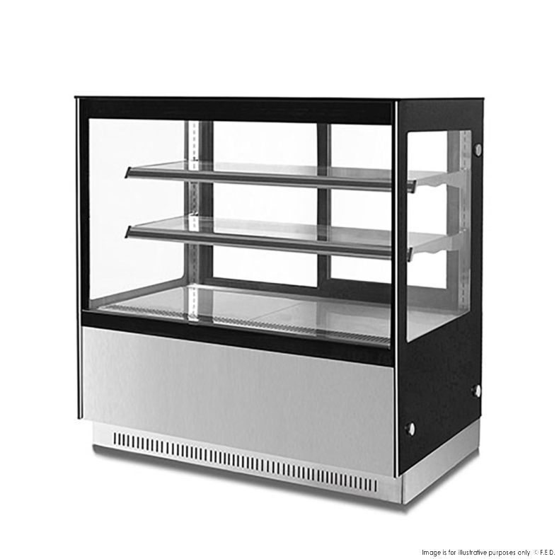 GAN-1200RF2, commercial cake display cabinet, cake display fridge for sale, cake display fridge sydney and australia, 1200mm wide cake display fridge with 2 shelves