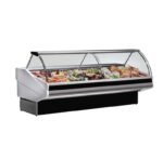 Tecnodom Curved Front Deli Display Chiller with 2020mm width, PAN2000