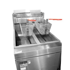 Gasmax Superfast Twin Vat Fryer with 2 baskets