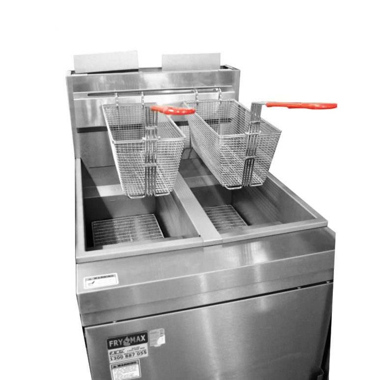 Gasmax Superfast Twin Vat Fryer with 2 baskets