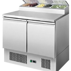 Atosa 2 Door Open Top Saladette Fridge ESL3832