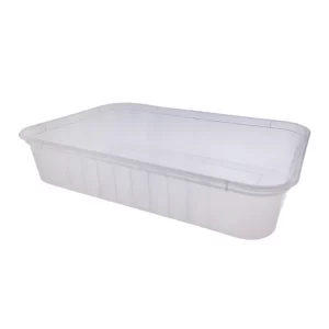 500ml rectangular food container Freezer Grade Rectangular Ribbed Container, freezer grade takeaway container