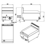 Cookrite AT65G4G-C drawings with dimensions