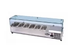 Atosa Counter top Salad Bar Fridge, model number is ESL3882, it can take GN1/3 x 6 Pcs