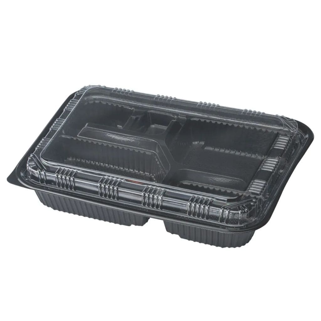 Japanese Bento Box with 5 Compartments and Lid