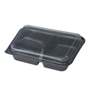 Japanese Bento Takeaway Box with 4 Compartments and Lid