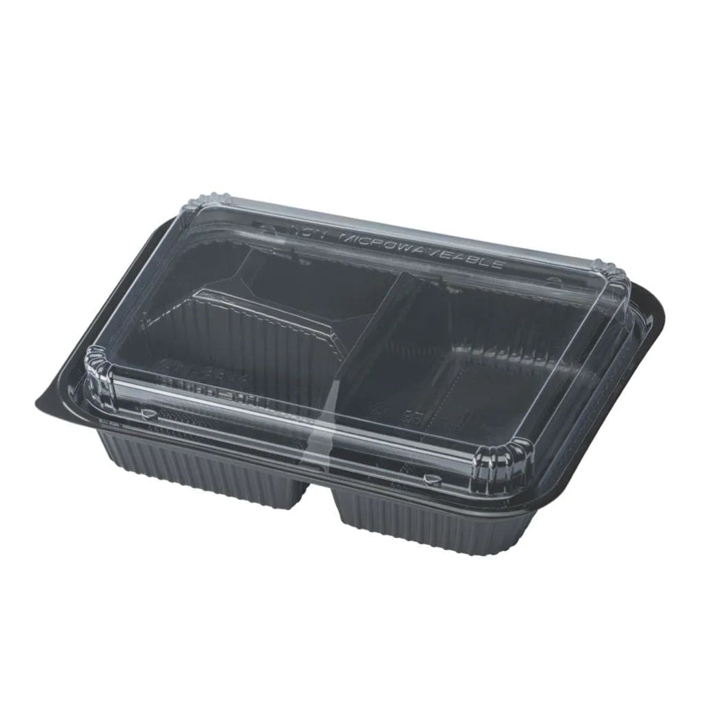 Japanese Bento Takeaway Box with 4 Compartments and Lid
