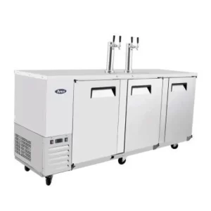 atosa beer keg cooler, mkc90, atosa keg cooler, commercial keg fridge for sale, three door beer dispenser for sale, 3 door beer keg fridge for sale, triple door keg cooler for sale