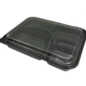 Japanese Bento Box with 5 compartments and lid, japanese bento box for sale, japanese bento takeaway box, japanese bento lunch box for sale