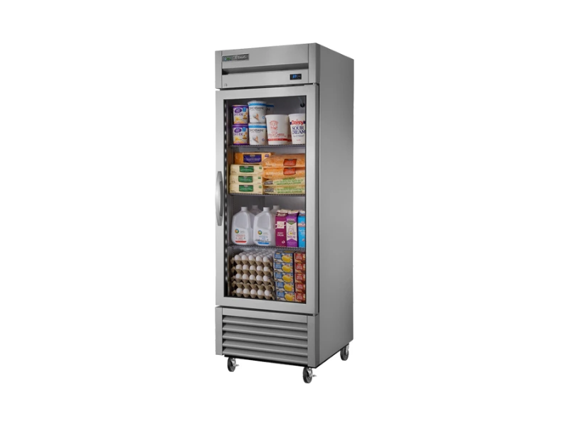 True Refrigeration 1 Glass Door Upright Refrigerator, T-23G-HC~FGD01,