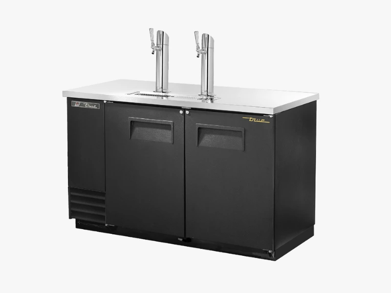 True Keg Chiller, true beer Dispenser, TDD-2, 2 door keg chiller for sale, 2 door beer dispenser for sale