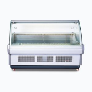 BROMIC Curved Glass Deli Display1955mm wide, DD1875CG-NR
