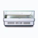 BROMIC Square Glass Deli Display 2580mm wide, DD2500SG-NR