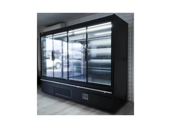 Cold Solutions Glass Door Multideck Fridge 4 Door, supermarket fridge for sale, supermarket fridge for sale sydney