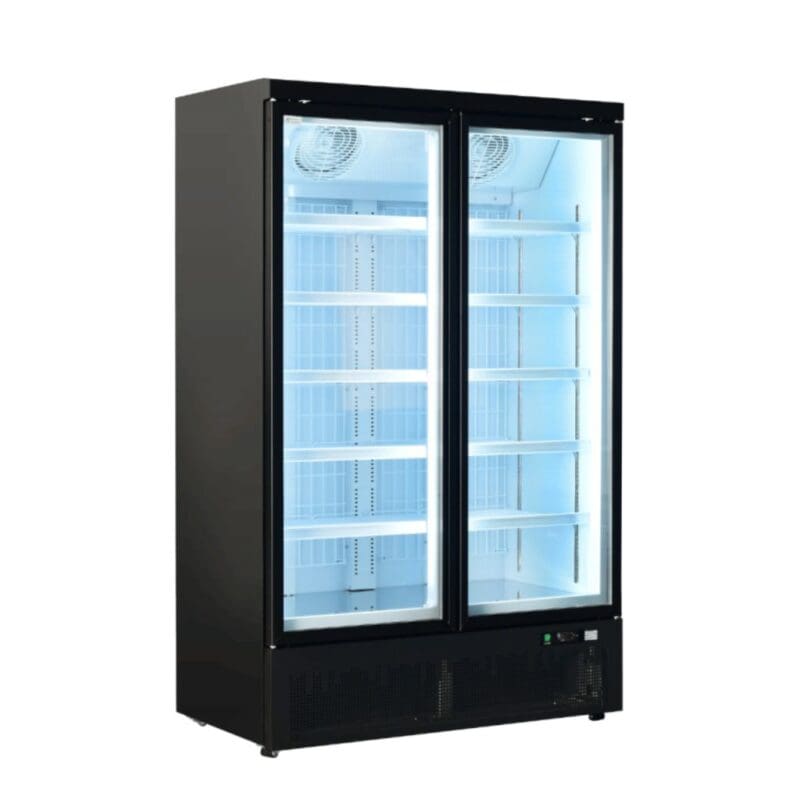 2 door upright display fridge 1000 L