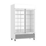 Thermaster 1200L 2 Door Upright Drink Fridge White, LG-1200P