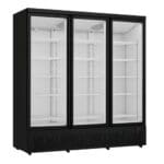 Thermaster LG-1500BGBM 1600L 3 Door Supermarket Fridge (Black)