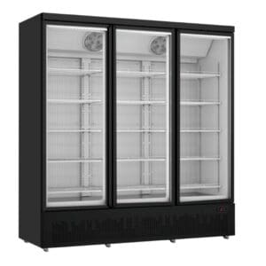 Thermaster LG-1500BGBMF 1450L 3 Glass Door Upright Freezer
