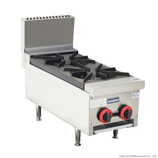 GASMAX Gas Cook top 2 burner with Flame Failure, RB-2E, RB-2ELPG