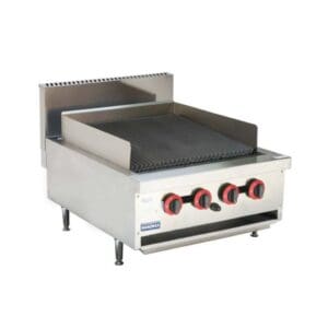 Gasmax QR-24E 4 Burner Countertop Gas Char Grill 600mm Wide