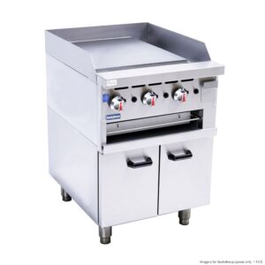 Gasmax Gas Griddle and Gas Toaster with Storage, GGS-24, GGS-24LPG