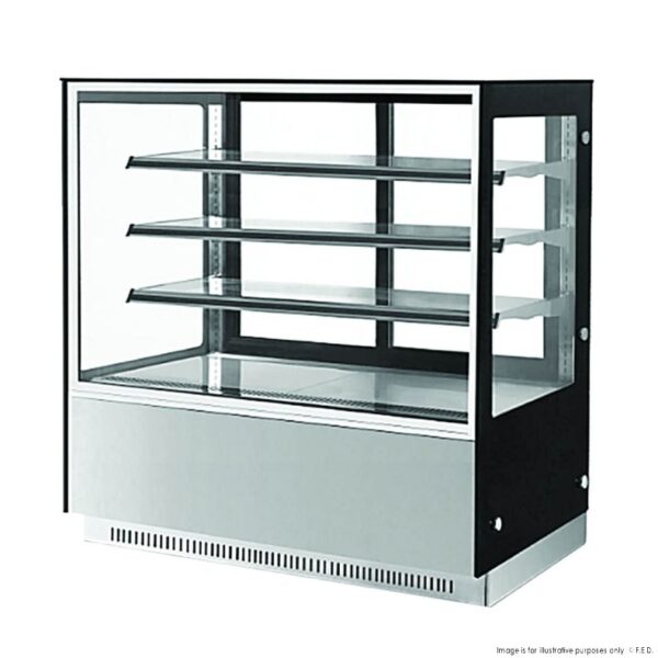 Bonvue 1200mm Wide Cake Display with 3 shelves, GAN-1200RF3