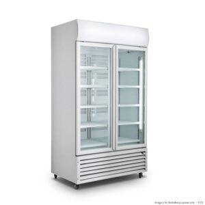 Thermaster Premium 2 Door Drink Fridge White, LG-1000GT