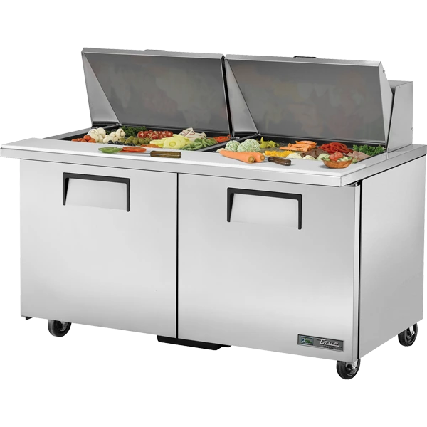 commercial prep fridge for sale, salad prep fridge for sale, prep fridge for sale, TSSU-60-24M-B-ST-HC