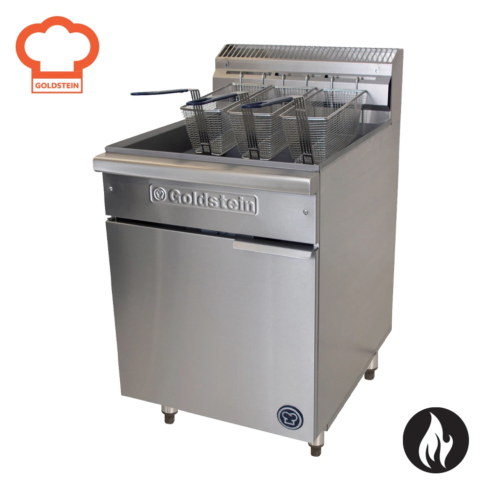 Goldstein V-PAN 600MM WIDE Gas Fryer, VFG24L