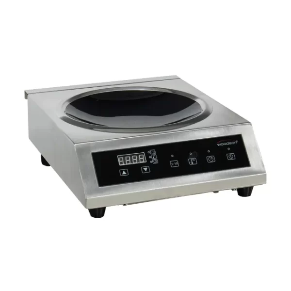 Woodson Countertop Induction Wok, WI.WKCT.1.3500.W