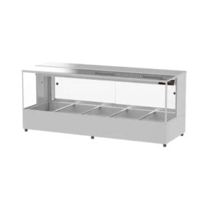 Woodson 5 Module Square Hot Food Display W.HFSQ25