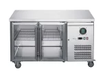 FED-X, XUB7C13G2V, 2 Glass Door Bench Fridge, 700mm Deep
